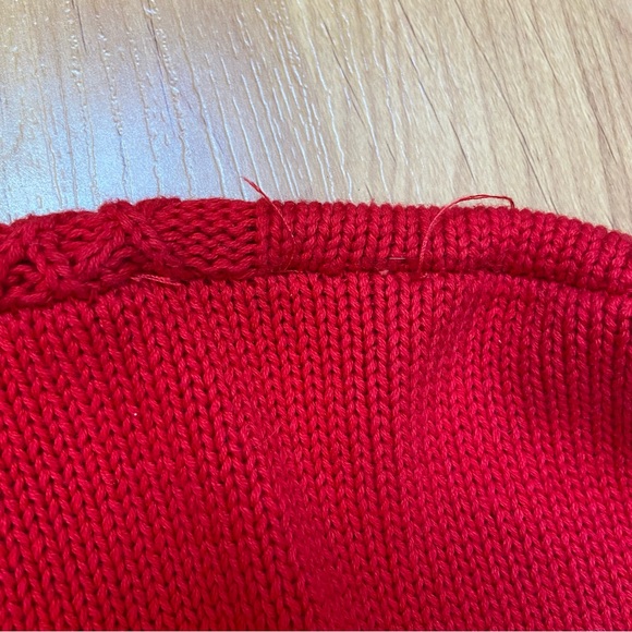 NWT Essential Elements Women’s Red Cardigan Size Large - Picture 10 of 12